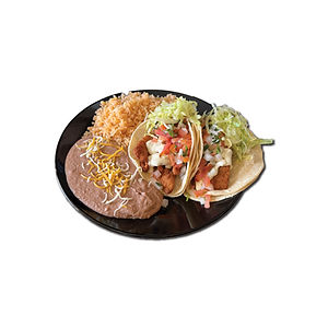 #13 Fish Tacos Plate