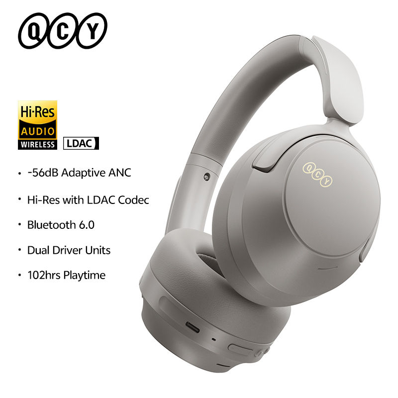 Miniatura: QCY H3S -56dB Adaptive ANC Over Ear Headphone Hi-Res LDAC Spatial Sound Wireless