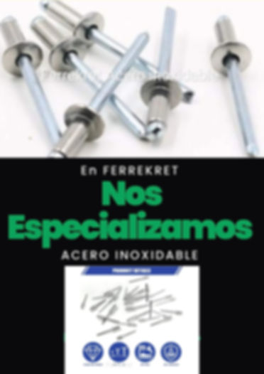 Remache pop de acero inoxidable precio Ecuador inox industrial remachable tuerca
