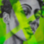 „Greener on the Other Side“ – gesellschaftskritische Porträtkunst von Karin Doering in Schwarz-Weiß mit Neon-Elementen