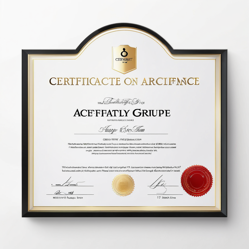 Group 7 Certificate