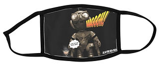 Face Mask from the Hip Dro Bots comic book series on ComiXology