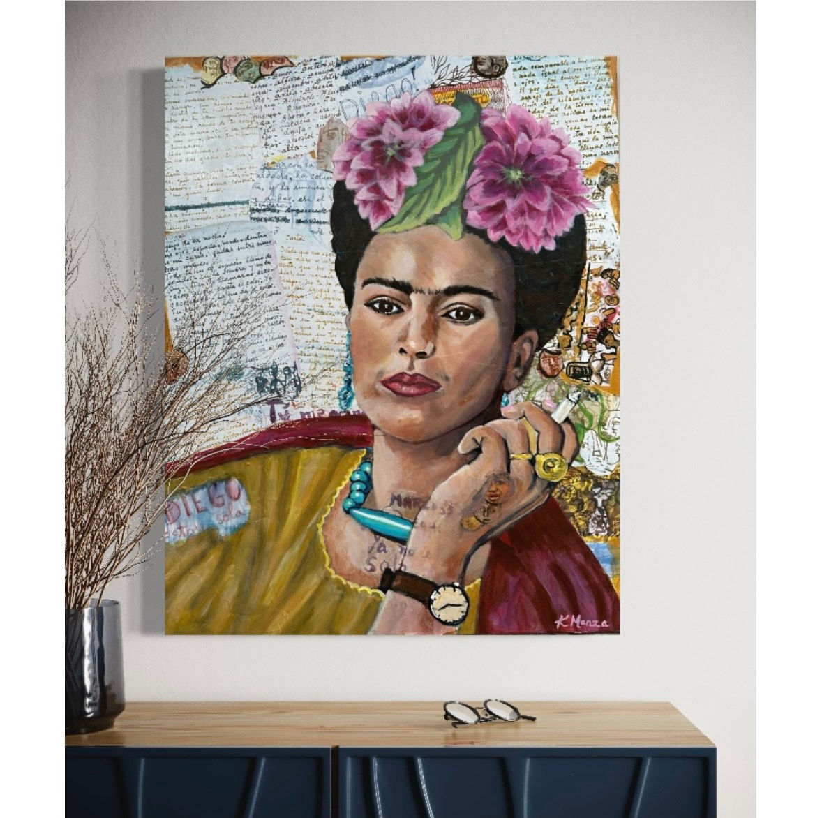 Frida: Letters to Diego - Original Art Festured in Artist Talk Magazine 