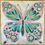 Thumbnail: Social Butterfly -  Original Art with a Floater Frame