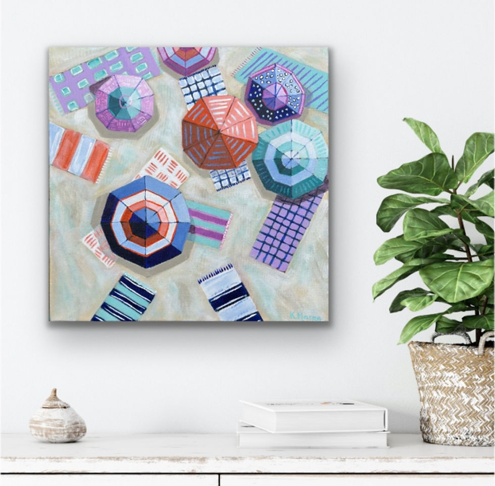 Thumbnail: Costal Patchwork - Original Art