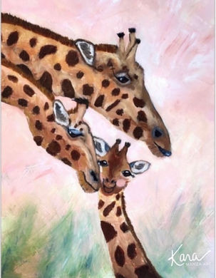 Giraffe Family
