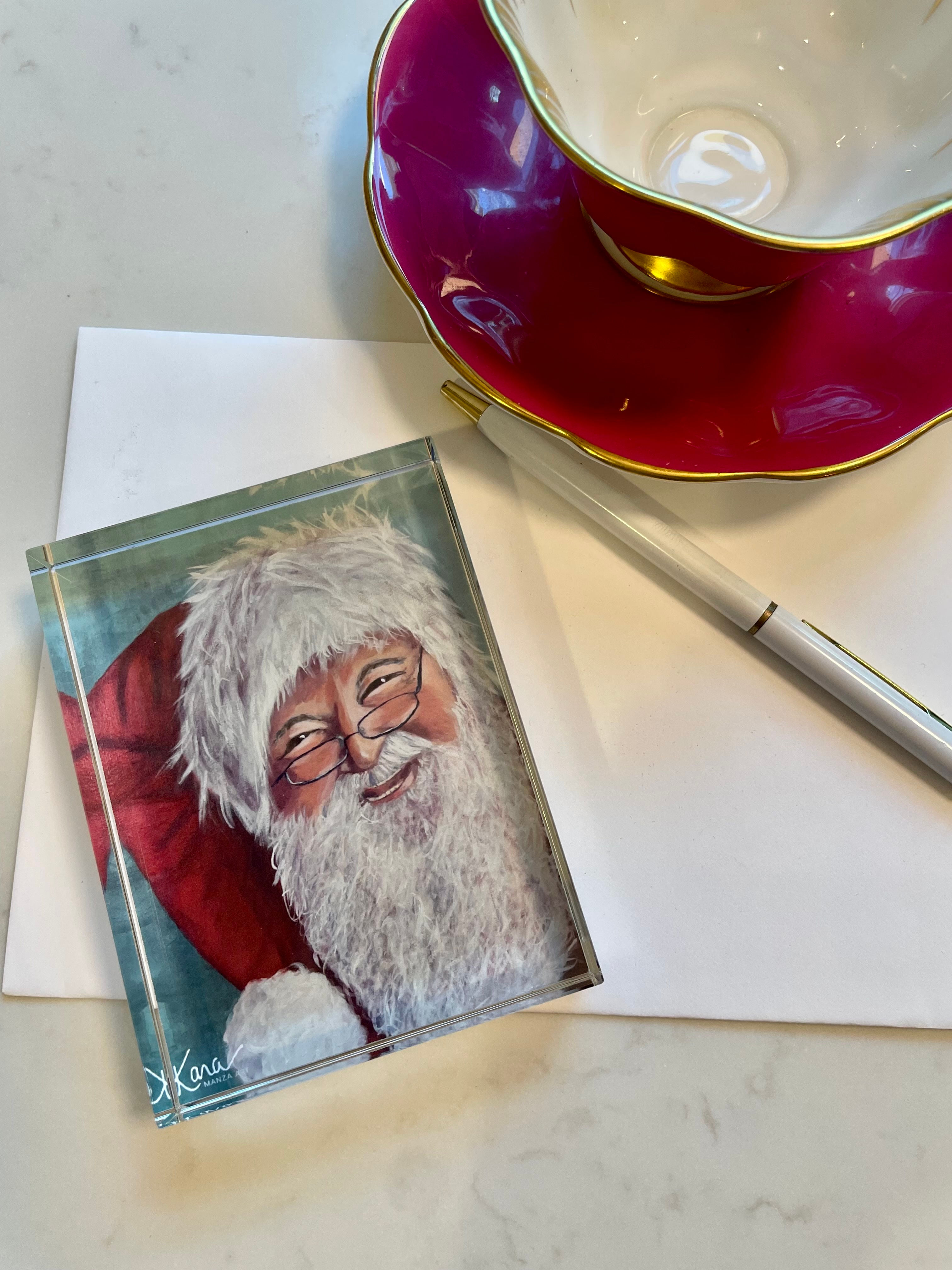 Santa Paper Weight