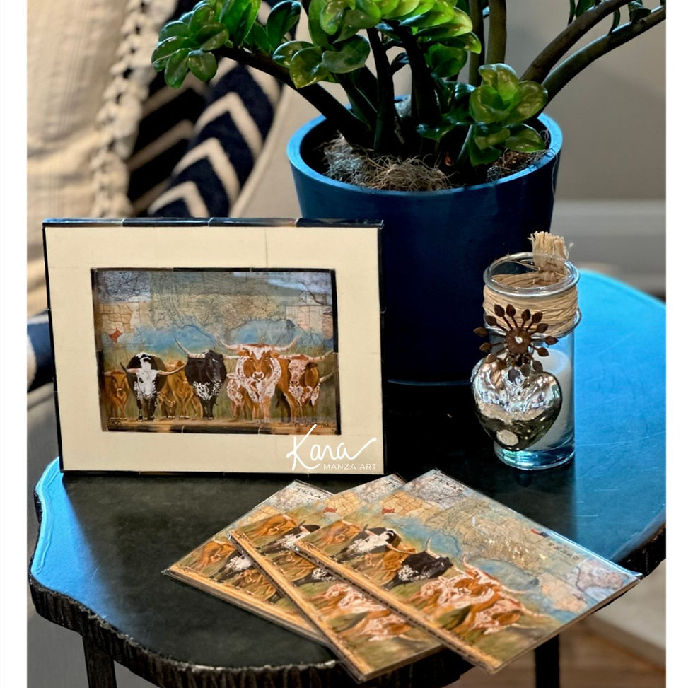 Roaming Texas 5" x 7" Limited Edition/Signed Giclee Print