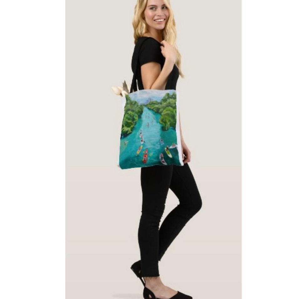 Thumbnail: Austin's Lady Bird Lake Tote as seen in Artist Talk Magazine, Issue 30