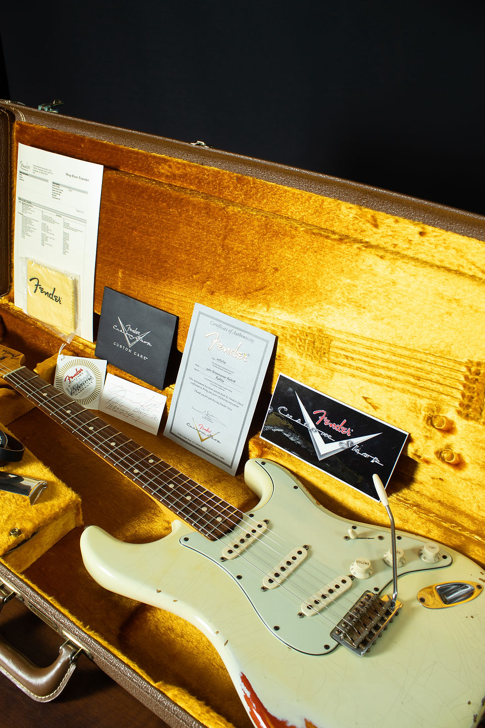 Miniatura: Guitarra Fender Custom Shop Strat 1960 Heavy Rélic