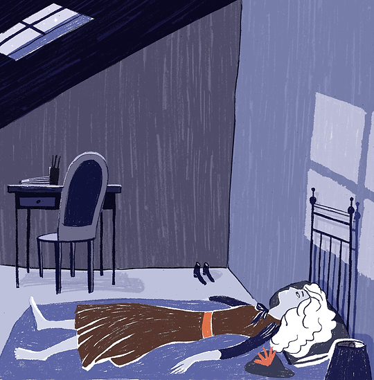 El cuarto del tragaluz - Laufer Ilustración