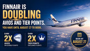 Finnair Is Doubling Avios and Tier Points. You Have Until August 27 to Book.
