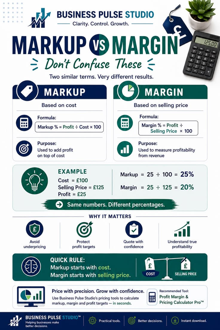Markup vs Margin: What’s the Difference and Why Does It Matter?