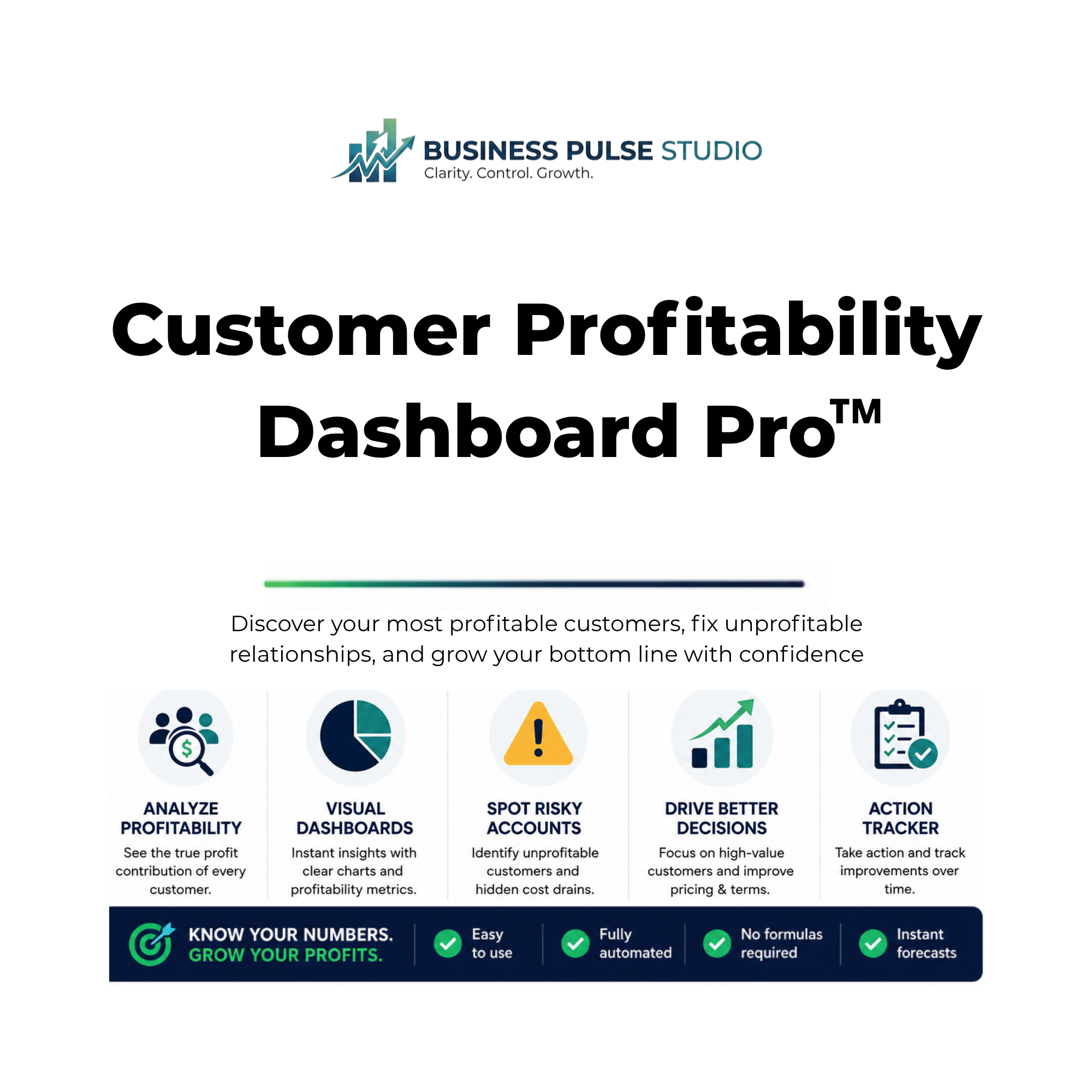 Customer Profitability Dashboard Pro™