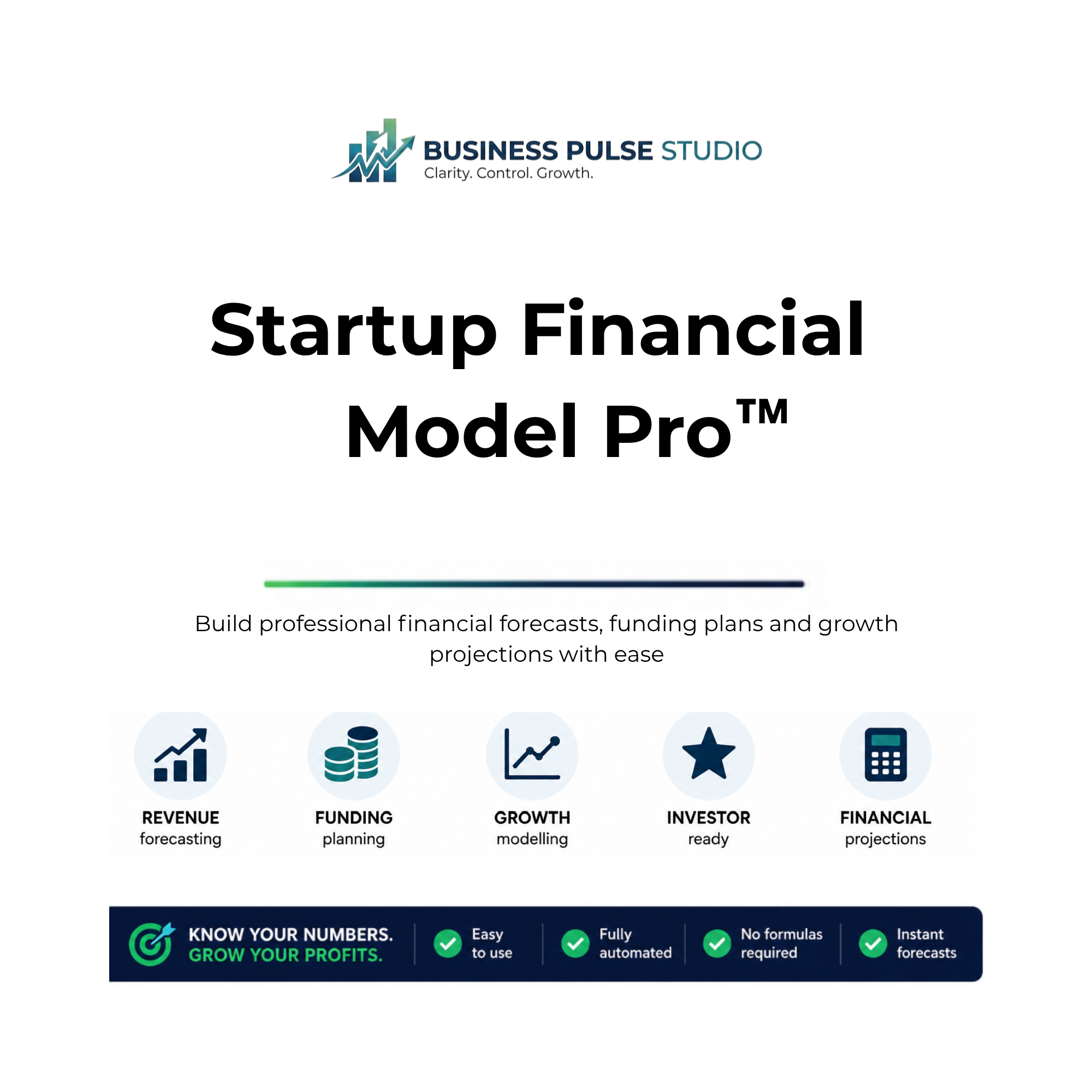 Startup Financial Model Pro™
