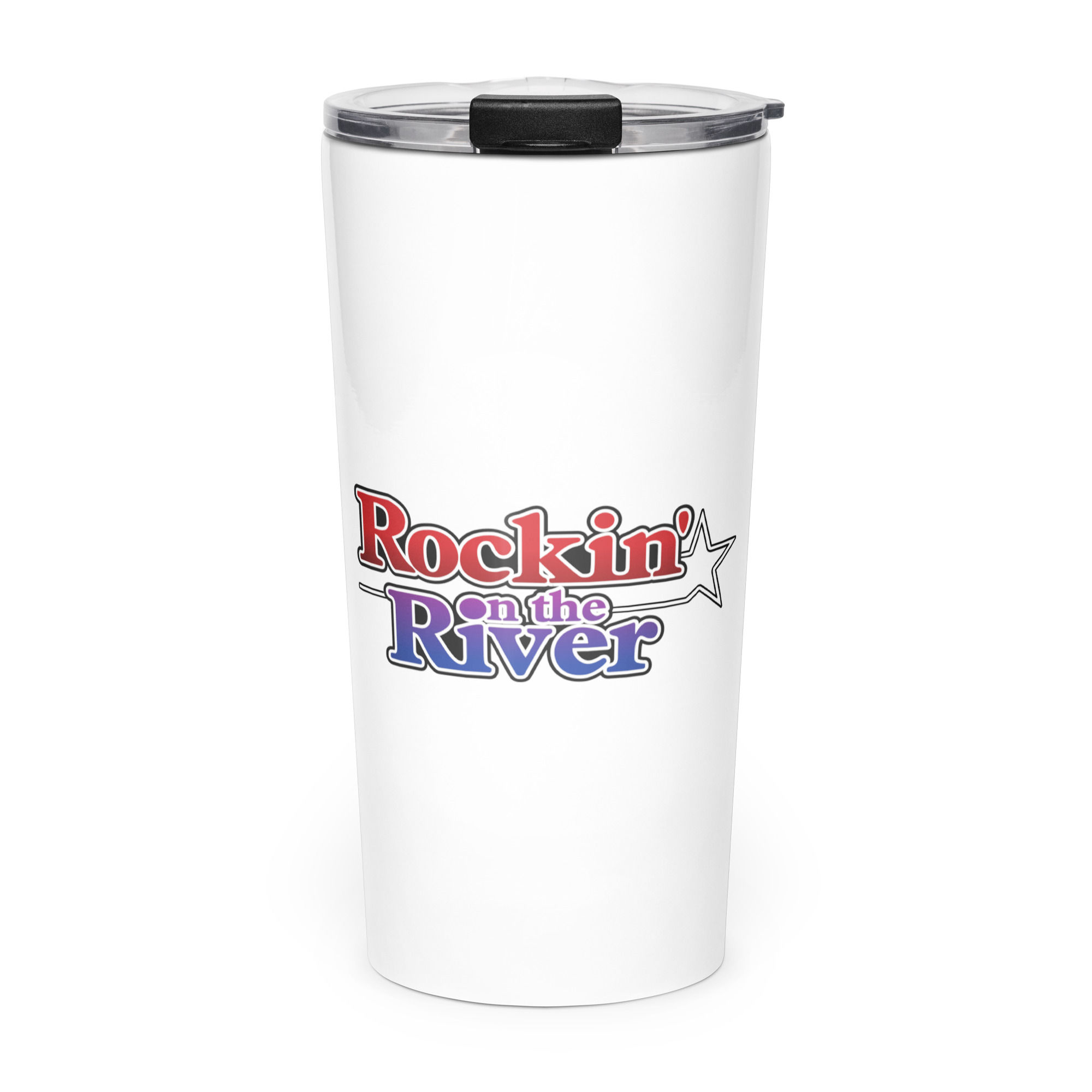 Tapered stainless steel tumbler