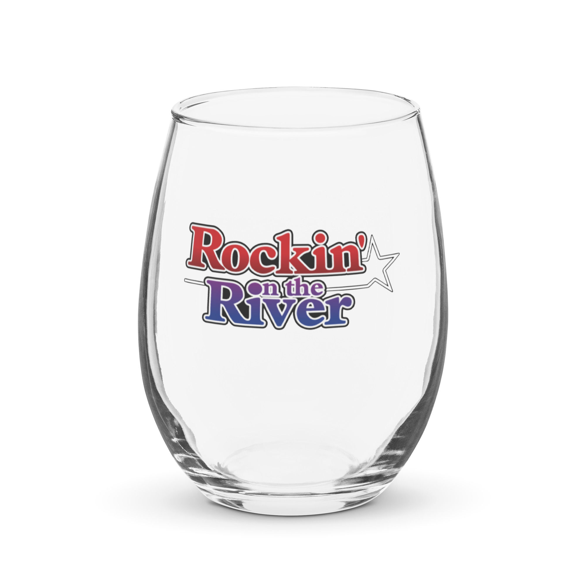 Stemless wine glass
