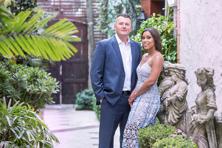 Worth Ave Palm Beach Engagement: Michelle & Josh