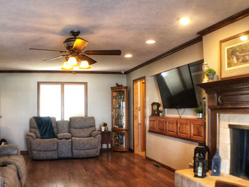Residents love relaxing in our spacious family room and watching the evening news, sitting by the fire with a good book, or visiting with other residents. We are truly a family!