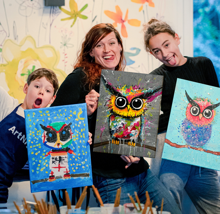 ArtNight Köln Familie mit Bilder