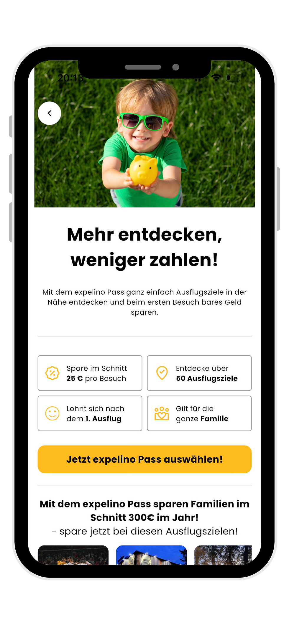 expelino Pass auswählen