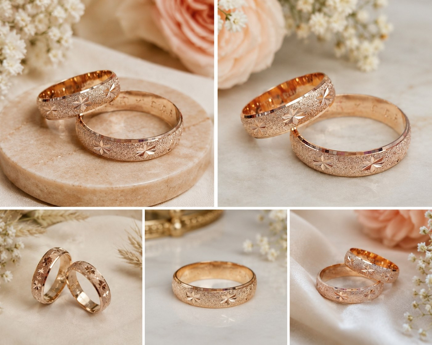 AROS DE MATRIMONIO EN ORO 18K -AMD 007 (10 GRAMOS)