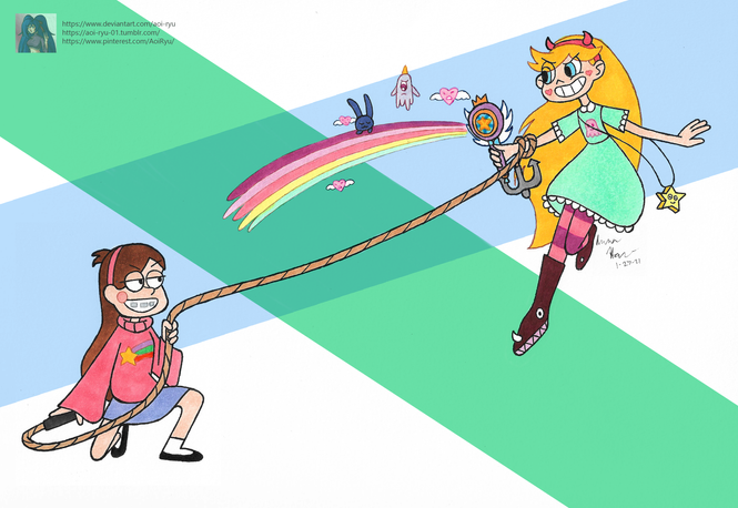 Mable Pines vs Princess Star Butterfly.png