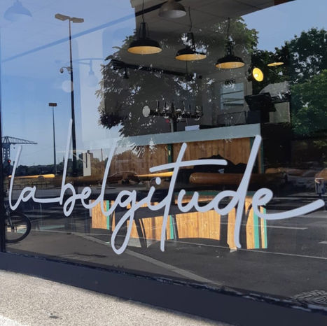 Signalétique restaurant La Belgitude