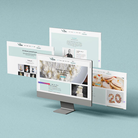 Homepage site Nuage Gourmand wedding cakes