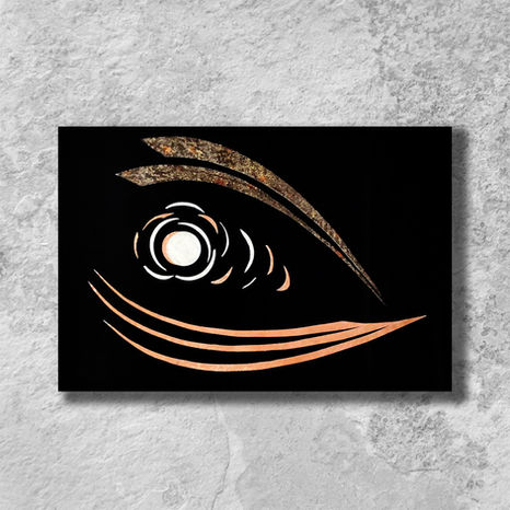 La perle de Merville - Skantenn, artiste Lorient, création en cuir de poisson Pays de Lorient - Blandine Roudaut artiste Lorient - Tableau Lorient - Artiste Bretagne