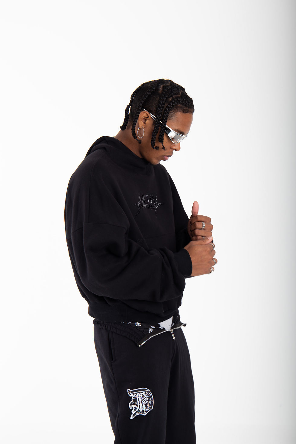 Miniatura: Hoodie Black Drip