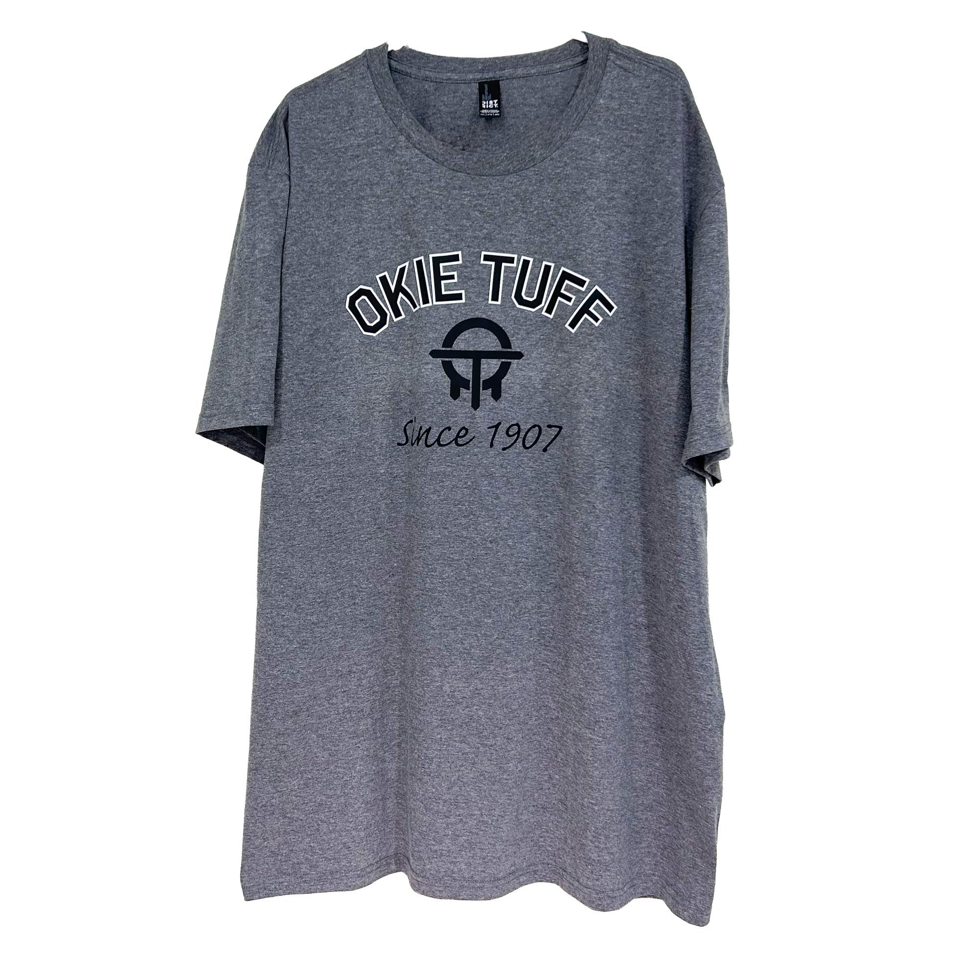 Okie Tuff T-Shirt - "Since 1907" - Gray