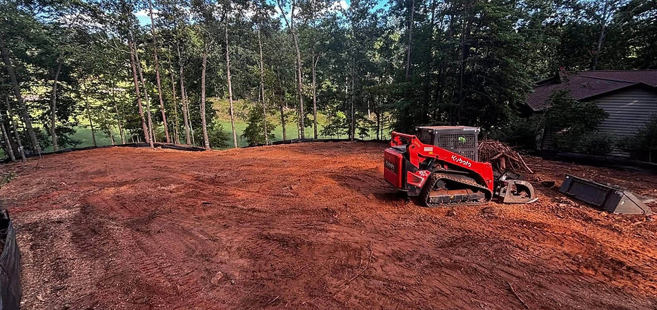 Ely Enterprise equipment clearing land in Upstate South Carolina
