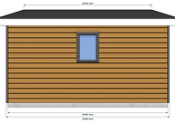 Plans autoconstruction abri de jardin ossature bois 360x420 cm