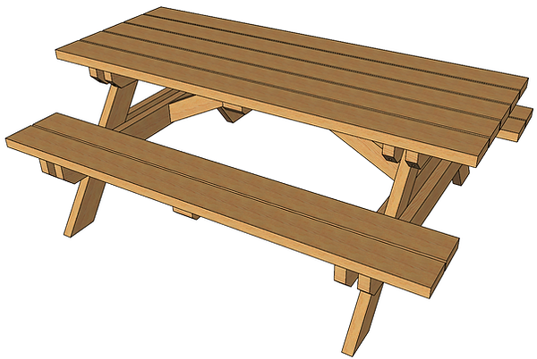 Plan table en bois à fabriquer soi-même photo 4