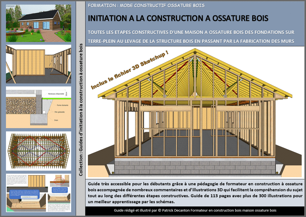 Formation construction maison ossature bois