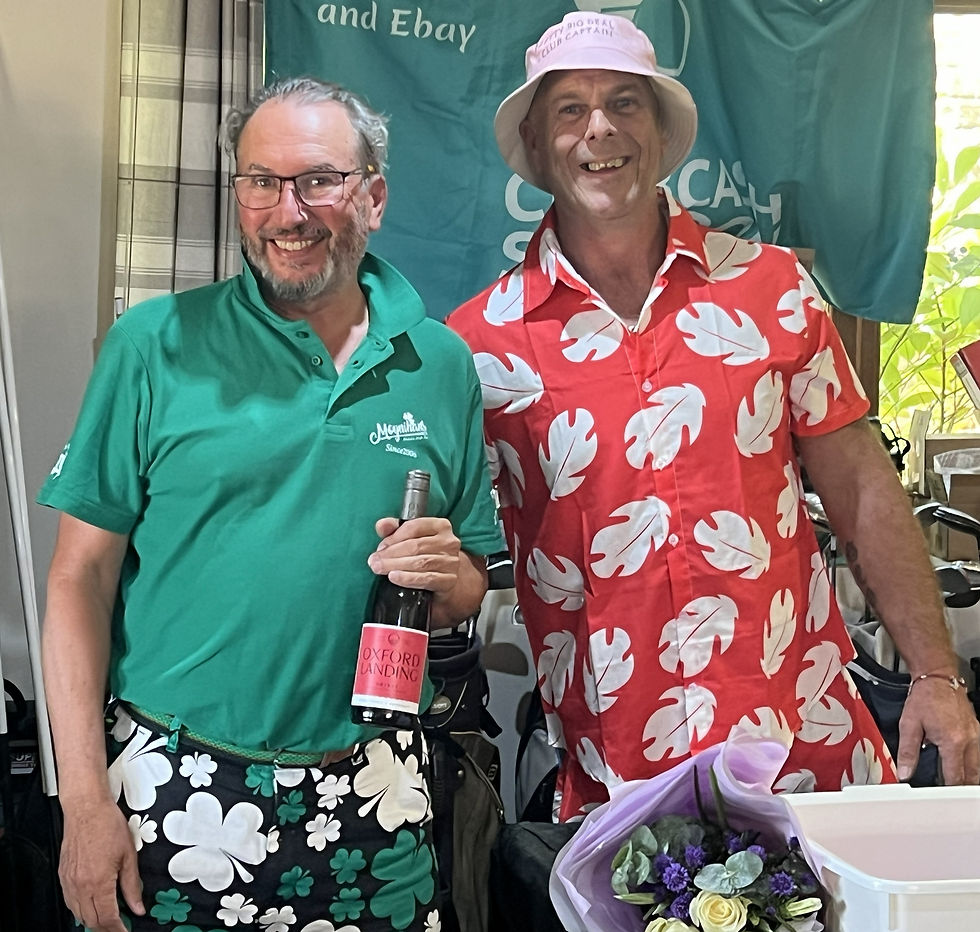 NTP Winner - Paul O'Reilly with the 'Pretty Big Deal Club Captain'