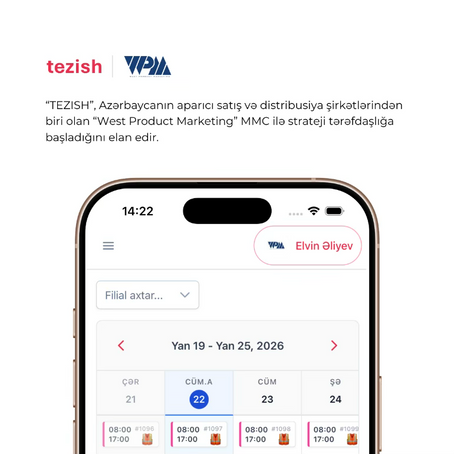TEZISH, West Product Marketing (WPM) ilə strateji tərəfdaşlığını elan edir!