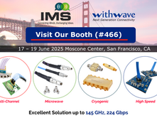 Visit WithWave at IMS2025 (17-19 June 2025), Moscone Center, San Francisco, CA.