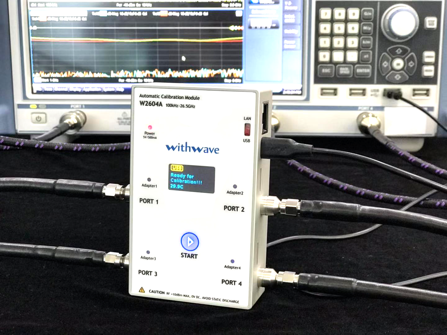 New 4Port Automatic Calibration Module (12, 18 & 26.5 GHz)