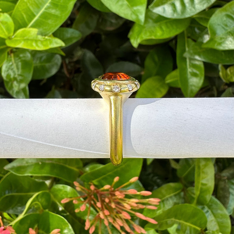 Thumbnail: Hessonite Garnet ring