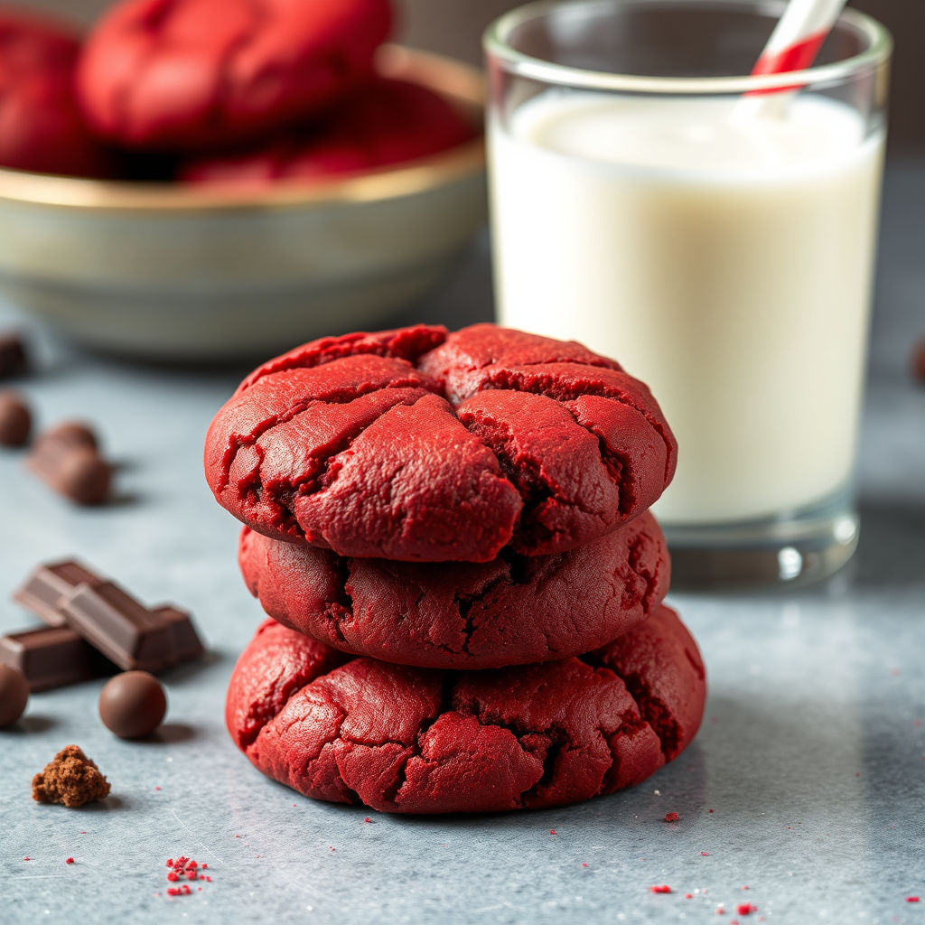 Vegan Red Velvet Cookie