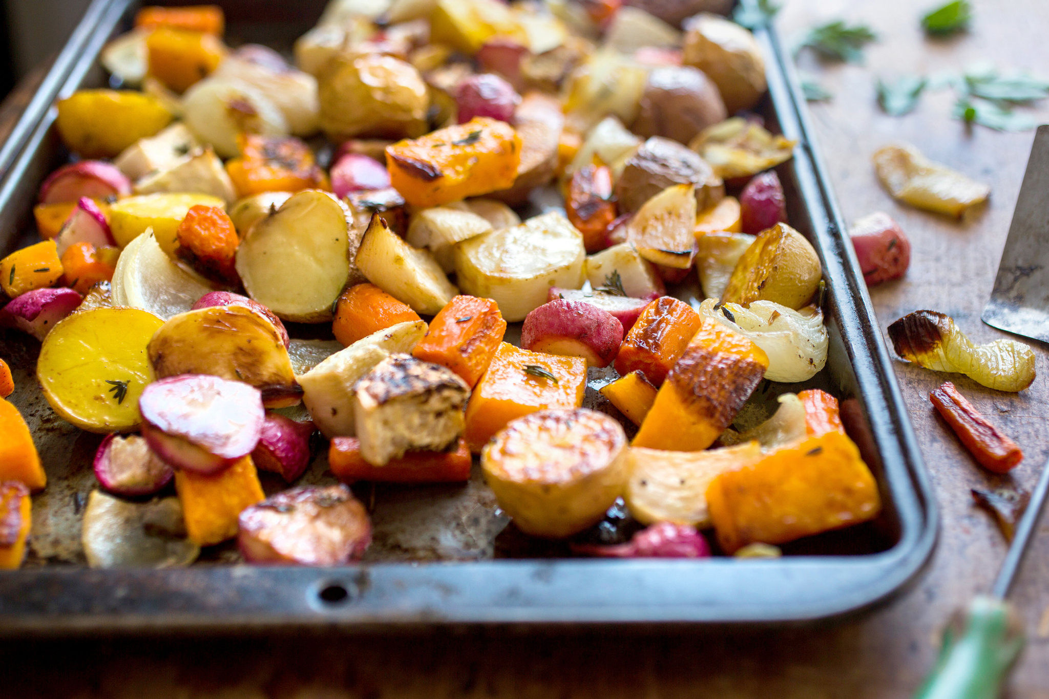 Family roast vegetables