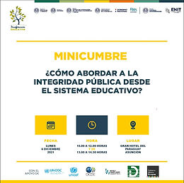 Abordarán sobre integridad pública desde el sistema educativo
