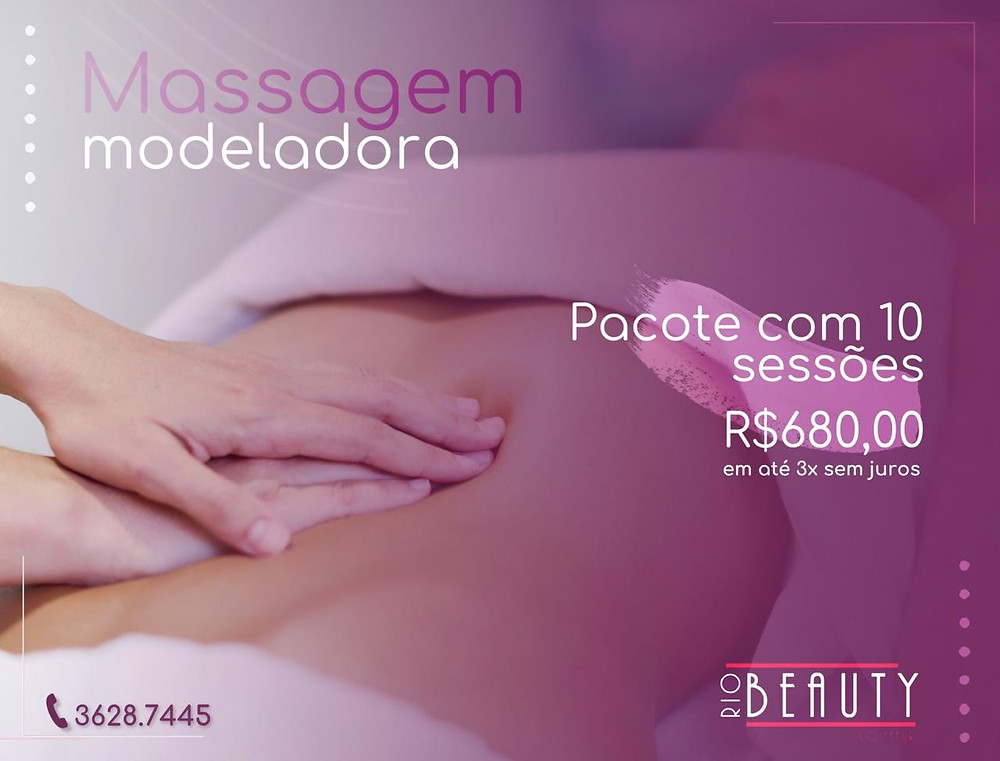 Massagem modeladora pacote