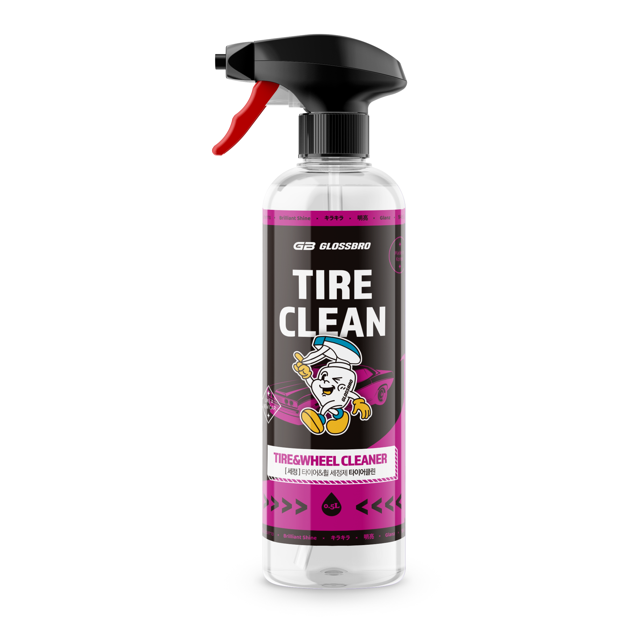 GLOSSBRO TIRE CLEAN 500ml