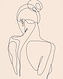 Gift voucher line art