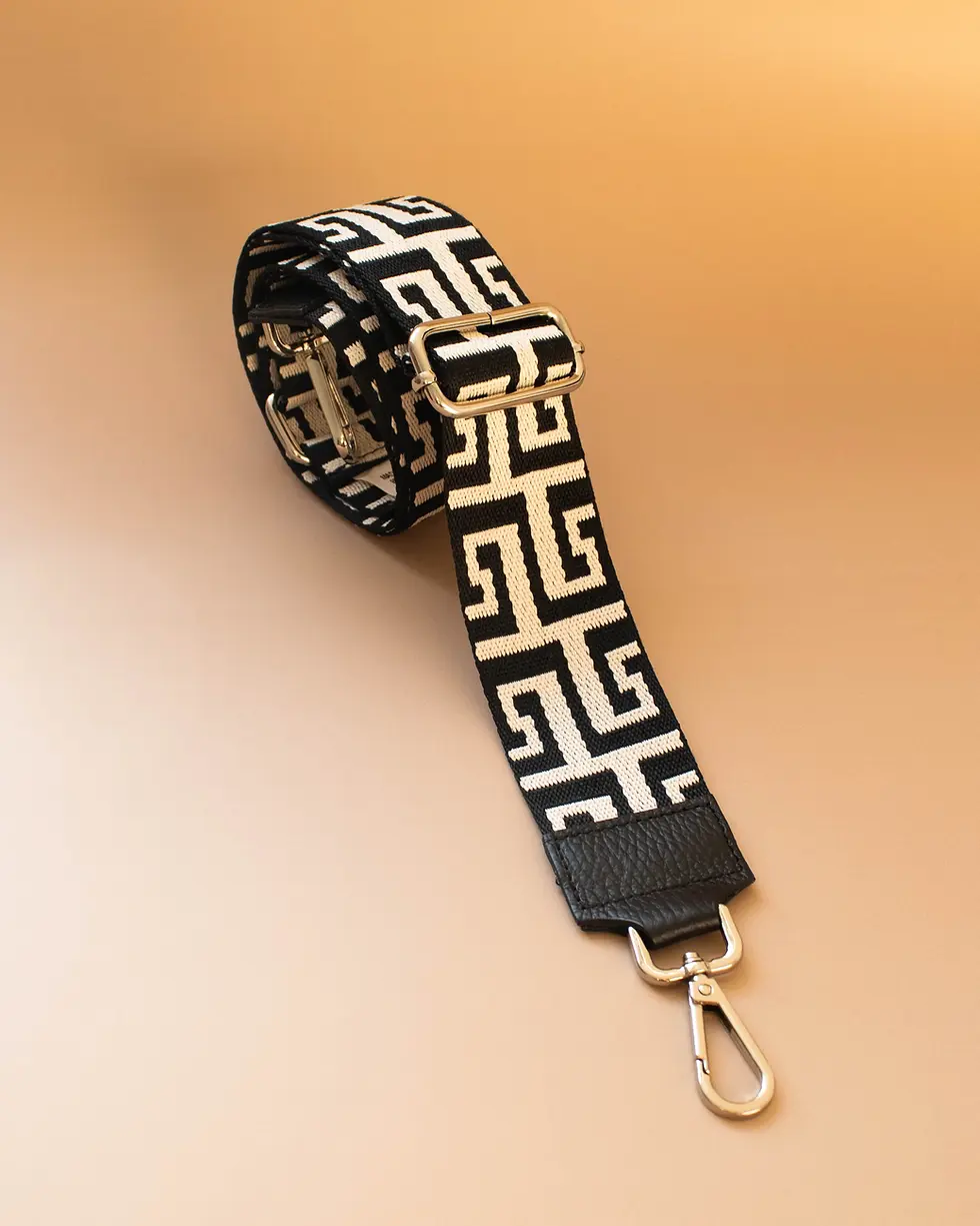 Miniaturbild: A.MANO Taschengurt gemustert mit Karabiner