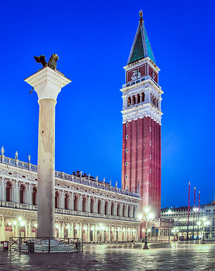 Вечерняя площадь Святого Марка Венеция