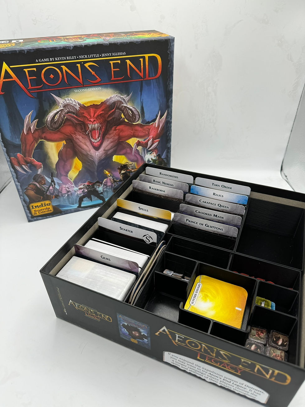 Aeons End - Board Game Inserts / Organiser - 3D Printed